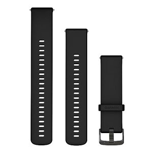 GARMIN(K[~) Quick Release oh 22mm Black Silicone/Slate y{Kiz