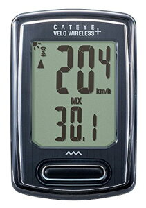 �L���b�g�A�C(CAT EYE) �T�C�N���R���s���[�^ VELO WIRELESS+ CC-VT235W �u���b�N 160-4302 �X�s�[�h���[
