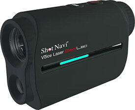 Shot Navi(ショットナビ) ゴルフ レーザー距離測定器 Voice Laser Red Leo BK 視認性 赤色OLED採用 高速0.