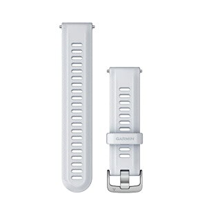 �K�[�~�� Forerunner955�p �����p�o���h White Silver�y���{���K�i�z �o���h�T�C�Y22mm