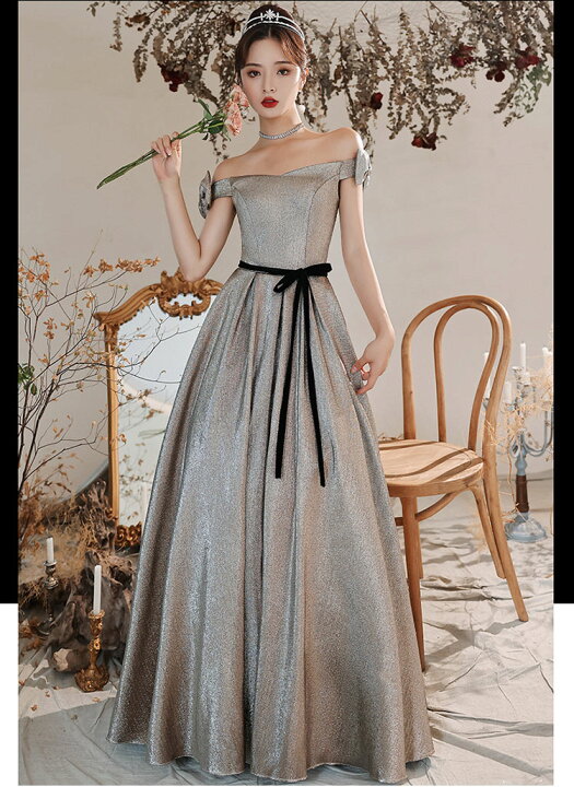 楽天市場】ドレス 大人 ピアノ発表会 高校生 韓国 マキシ丈 パーティー  