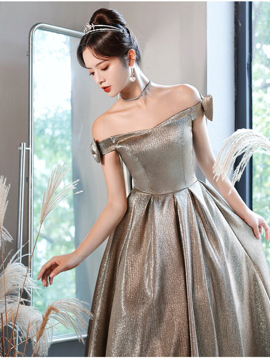 楽天市場】ドレス 大人 ピアノ発表会 高校生 韓国 マキシ丈 パーティー  