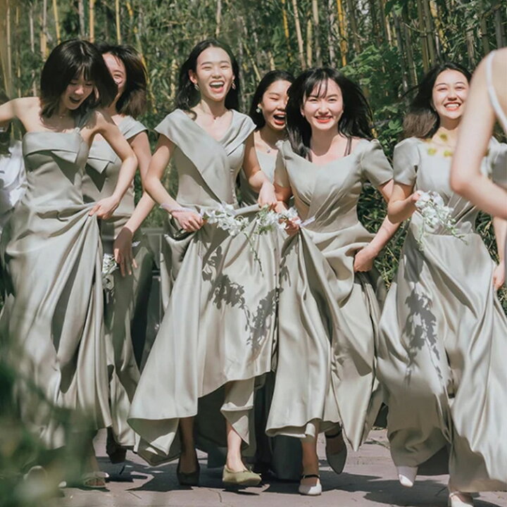 楽天市場 ブライズメイド ロング ドレス ロング 結婚式 二次会 花嫁 グリーン お呼ばれ 緑 ドレス ウェディング パーティードレス ピアノ発表会 大人 演奏会 韓国 ワンピース 袖あり 友 お揃い 緑 合唱コンクール レディース チューブドレス エレガント クロスザリバー 楽天市場 ブライズメイド ロング ドレス ロング 結婚式 二次会 花嫁 グリーン お呼ばれ 緑 ドレス ウェディング パーティードレス ピアノ発表会 大人 演奏会 韓国 ワンピース 袖あり 友 お揃い 緑 合唱コンクール レディース チューブドレス エレガント クロスザリバー