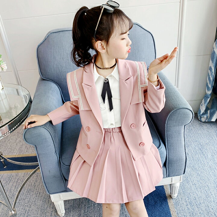 楽天市場】卒業式 スーツ 女の子 入学式 韓国 卒服 女の子 おしゃれ  