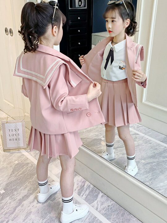 楽天市場】卒業式 スーツ 女の子 入学式 韓国 卒服 女の子 おしゃれ  