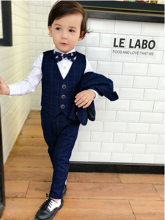 フォーマルスーツ 男の子 子供服 韓国 グレー 100サイズ 通販