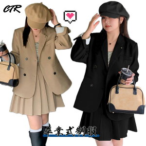 卒業式 スーツ 女の子 大きいサイズ 卒服 韓国 制服 ブレザー ピアノ発表会 スーツ 中学生 高校生 フォーマルスーツ レディース 入学式 2点セット ブレザー スカートスーツ なんちゃって制服