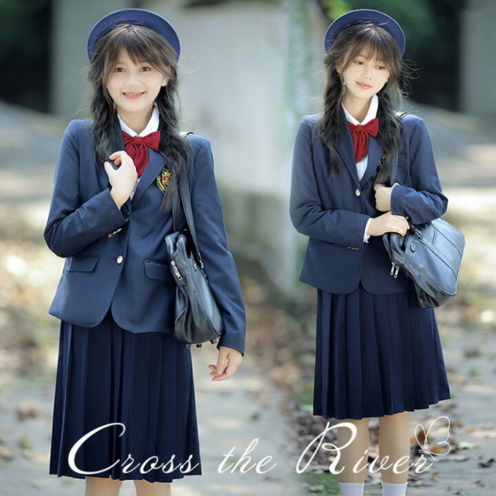楽天市場】5点セット なんちゃって制服 セット 卒業式 スーツ 女の子  