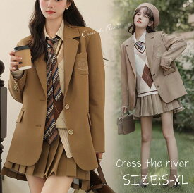 ★即納あり！ 卒業式 スーツ 女の子 ゆったりサイズ 150 160 中学生 卒業式 小学校女子 なんちゃって制服 セット 卒服 女子 小学校 入学式 スーツ 女の子 大きいサイズ 韓国 制服 ブレザー ネクタイ ブラウス チェック柄 ベスト スカート ピアノ発表会 スーツ 大きいサイズ