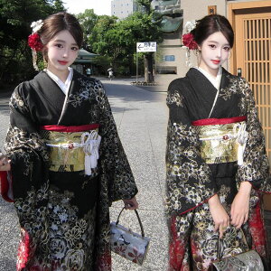 浴衣 黒 浴衣 レディース セット 女性 ゆかた 高校生 浴衣 中学生 大人っぽい ブラック 花柄 牡丹 大人っぽい 女の子 160 浴衣 初心者 部屋着 はなやか 花柄 大きいサイズ 演出服 ジュニア 花火
