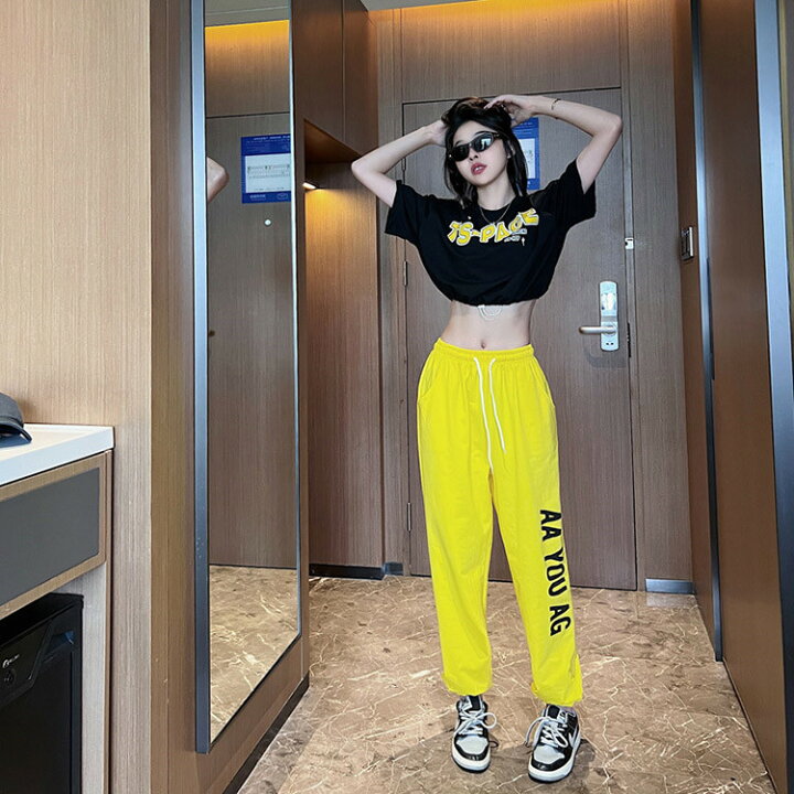 楽天市場】k-pop 衣装 韓国 アイドル 衣装 イエロー ダンス衣装 