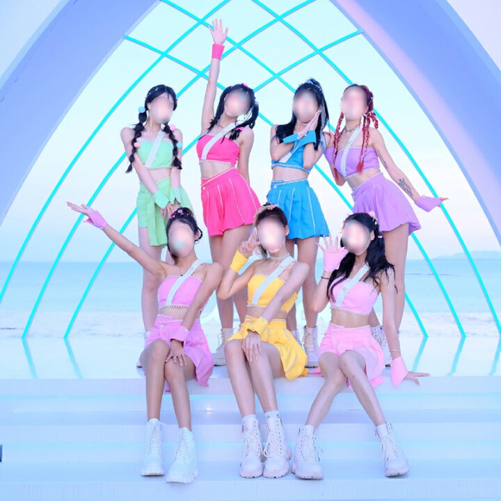 楽天市場】K-pop衣装 ダンス チアガール チア ダンス衣装 セットアップ 