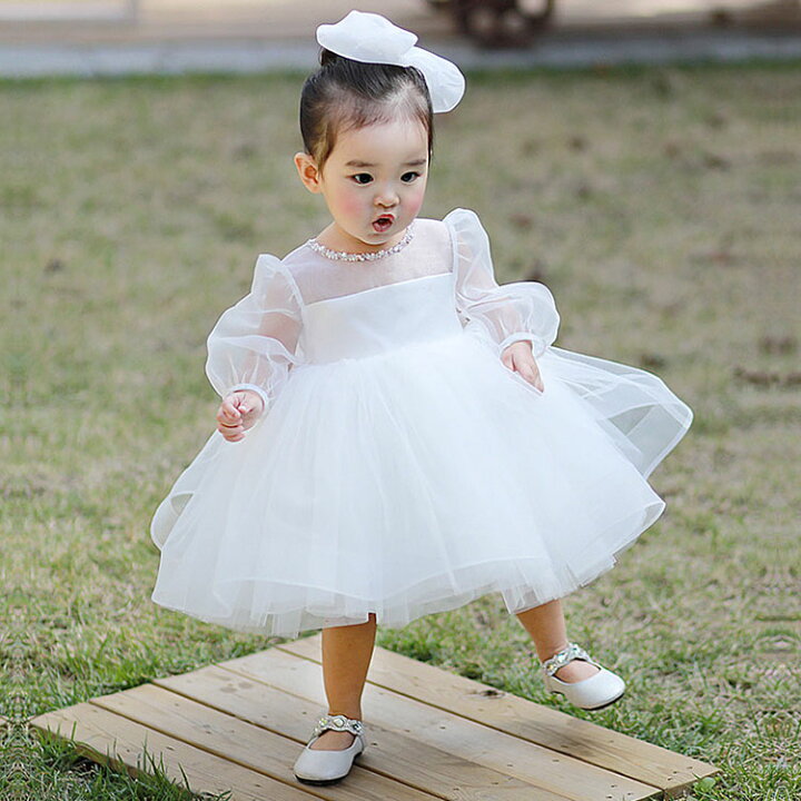 楽天市場】リングガール ドレス 女の子 ベビードレス 結婚式 赤ちゃん 