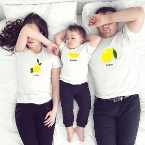 リンクコーデ 夏 親子 ペアルック 親子 セット 赤ちゃん パパ tシャツ 女の子 男の子 父 娘 母 息子 おそろい 父の日 ロンパース ベビー レモン 子供シャツ ペアtシャツ プレゼント キッズ ト
