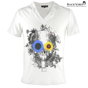 BLACK VARIA �u���b�N�o���A blackvaria T�V���c �h�N�� �� �Ђ܂�� �q�}���� ������ �o�� �K�N V�l�b�N ���� T�V���c �����Y �X���� �אg mens �t�@�b�V���� ������� (�z���C�g��) zkk042
