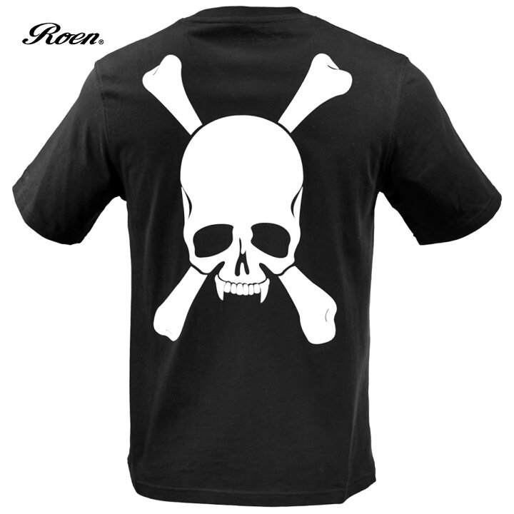楽天市場】Roen ロエン Tシャツ スカル メンズ クルーネック 半袖T  