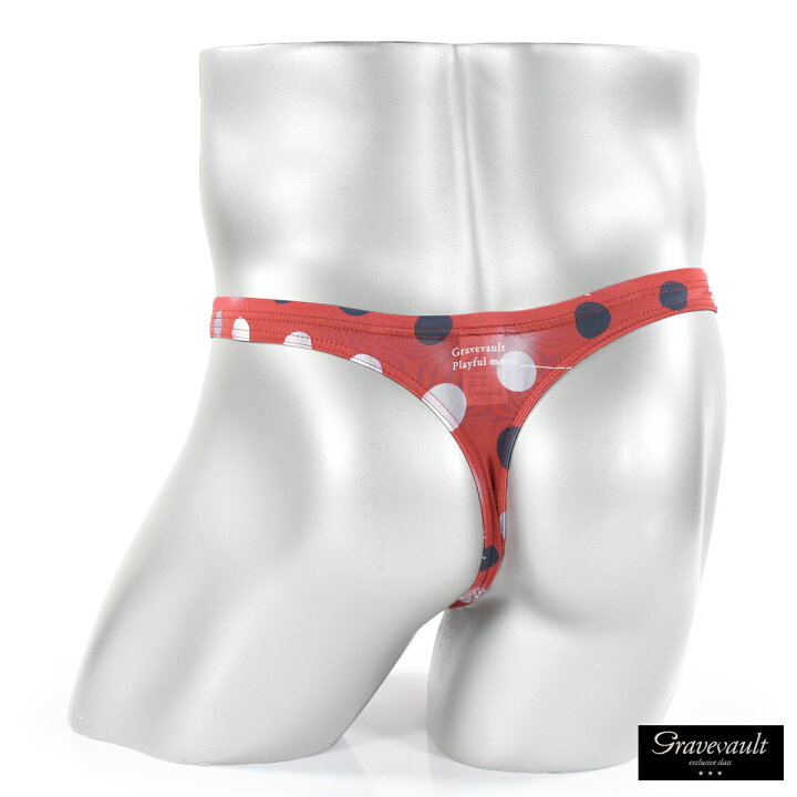 楽天市場】GRAVEVAULT グレイブボールト Tバック ビキニ ドット柄 シャボン玉 パンツ 日本製 アンダーウェア 下着 メンズ men ファッション(レッド赤) 3052136 : BLACK VARIA/ブラックバリア