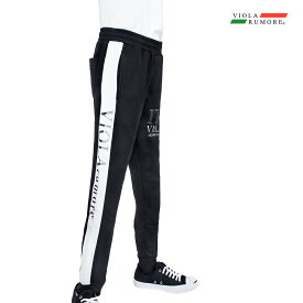VIOLA rumore ヴィオラ ビオラ ジョガーパンツ 裏起毛 メンズ テーパードパンツ ボトム mens(ブラック黒ホワイト白) 52132