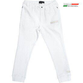 VIOLA rumore ヴィオラ ビオラ テーパードパンツ 接結ジャガード メンズ ボトム mens(ホワイト白) 62132