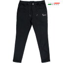 VIOLA rumore ヴィオラ ビオラ テーパードパンツ フリース 起毛 無地 メンズ ボトム mens(ブラック黒) 62124
