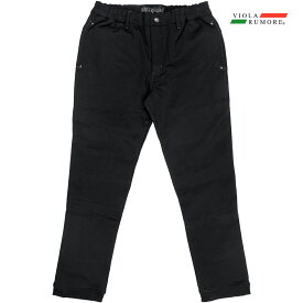 VIOLA rumore ヴィオラ ビオラ 前身ダウン入りパンツ 裏起毛 無地 メンズ ボトム mens(ブラック黒) 62133