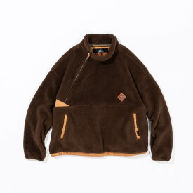 (ジーアールエヌアウトドア)grn outdoor HIASOBI RELAX BEAR PULLOVER (BROWN)