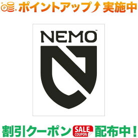 (ニーモ)NEMO シールドステッカーセット BK | ステッカー アウトドア ブランド シール 車 飾り キャンプ アウトドア おしゃれ