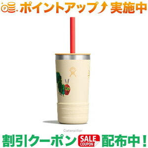 �N�[�|���z�z����(�n�C�h���t���X�N)Hydro Flask ERIC CARLE 12oz KIDS TUMBLER WITH STRAW (Caterpillar)