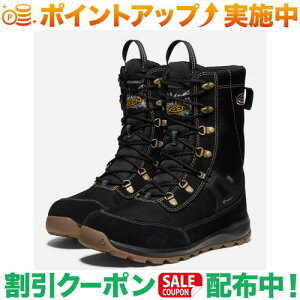 N[|zz(L[)KEEN GLIESER TALL WP O[U[g[EH[^[v[t (BLACK/PLAZA TAUPE) |Men