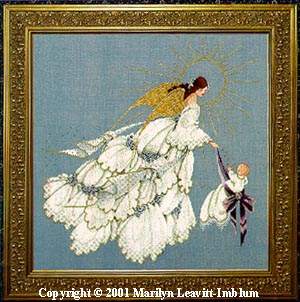 Angel　Of　MercyII・クロスステッチ 図案 チャート 刺繍 手芸 Lavender＆Lace | クロスステッチ Fabric