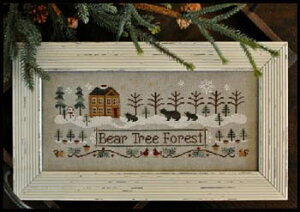 Bear Tree Forest�E�N���X�X�e�b�` �}�� �`���[�g �h�J ��|*Little House Needleworks*