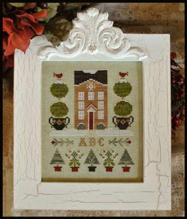 Holiday House・クロスステッチ 図案 チャート 刺繍 手芸*Little House Needleworks* : クロスステッチ Fabric Holiday House・クロスステッチ 図案 チャート 刺繍 手芸*Little House Needleworks* : クロスステッチ Fabric