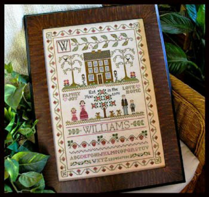 楽天市場】Family Sampler, The・クロスステッチ 図案 チャート 刺繍  