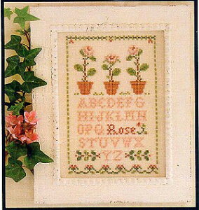 Rose Sampler�E�N���X�X�e�b�` �}�� �`���[�g �h�J ��|*Little House Needleworks*
