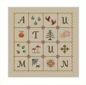 Autumn�E�N���X�X�e�b�` �}�� �`���[�g �h�J ��|*Little Dove Designs*