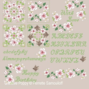 Cherry Blossom motifsENXXeb` } `[g hJ |*Perrette Samouiloff*ybg TCt