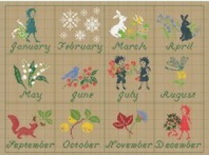 As the year goes by (perpetual calendar)ENXXeb` } `[g hJ |*Perrette Samouiloff*ybg TCt