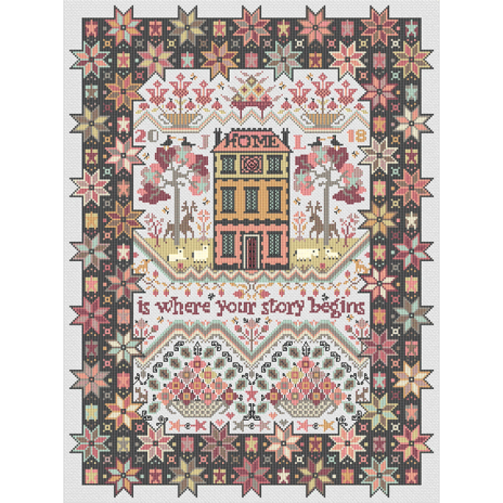 楽天市場】Spangled・クロスステッチ 図案 チャート 刺繍 手芸*Long