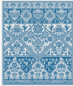 The Lady Garden�E�N���X�X�e�b�` �}�� �`���[�g �N���X�}�X �h�J ��| Long Dog Samplers