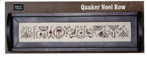 Quaker Noel Row・クロスステッチ 図案 チャート 刺繍 手芸*BENT CREEK*
