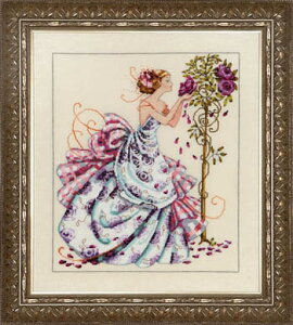 Roses Of Provence�E�N���X�X�e�b�` �}�� �`���[�g �h�J ��|*Mirabilia Designs*