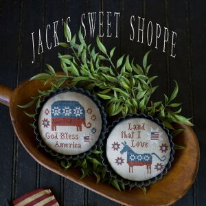 Jack's Sweet Shoppe-Party Tarts�E�N���X�X�e�b�` �}�� �`���[�g �h�J ��|*Plum Street Samplers*