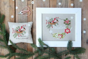 Winter Garland�E�N���X�X�e�b�` �}�� �`���[�g �h�J ��|*Madame Chantilly*