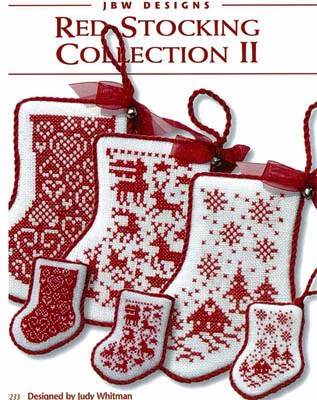 新しいコレクション Red SALE 90%OFF Stocking Collection II クロスステッチ 図案 Designs チャート JBW 手芸 刺繍