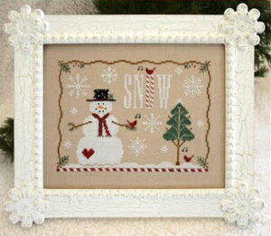 Snow Days�E�N���X�X�e�b�` �}�� �`���[�g �h�J ��|*Country Cottage Needleworks*