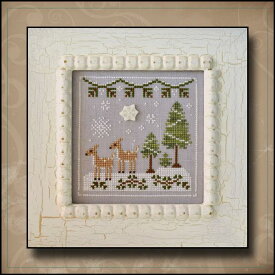 Frosty Forest 2-Snowy Deer・クロスステッチ 図案 チャート 刺繍 手芸*Country Cottage Needleworks*