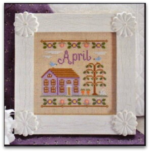 Cottage Of The Month-April�E�N���X�X�e�b�` �}�� �`���[�g �h�J ��|*Country Cottage Needleworks*