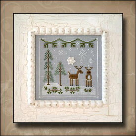 Frosty Forest 8-Snowy Reindeer・クロスステッチ 図案 チャート 刺繍 手芸*Country Cottage Needleworks*