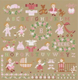 Teddies & Toddlers collection - For baby girls・クロスステッチ 図案 チャート 刺繍 手芸*Perrette Samouiloff*ペレット サモイロフ
