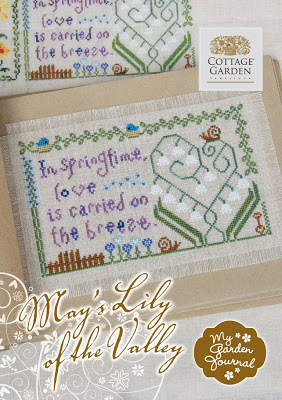 My Garden Journal: May's Lily Of 本日限定 The Valley 人気の製品 刺繍 図案 SAMPLINGS クロスステッチ COTTAGE チャート GARDEN 手芸